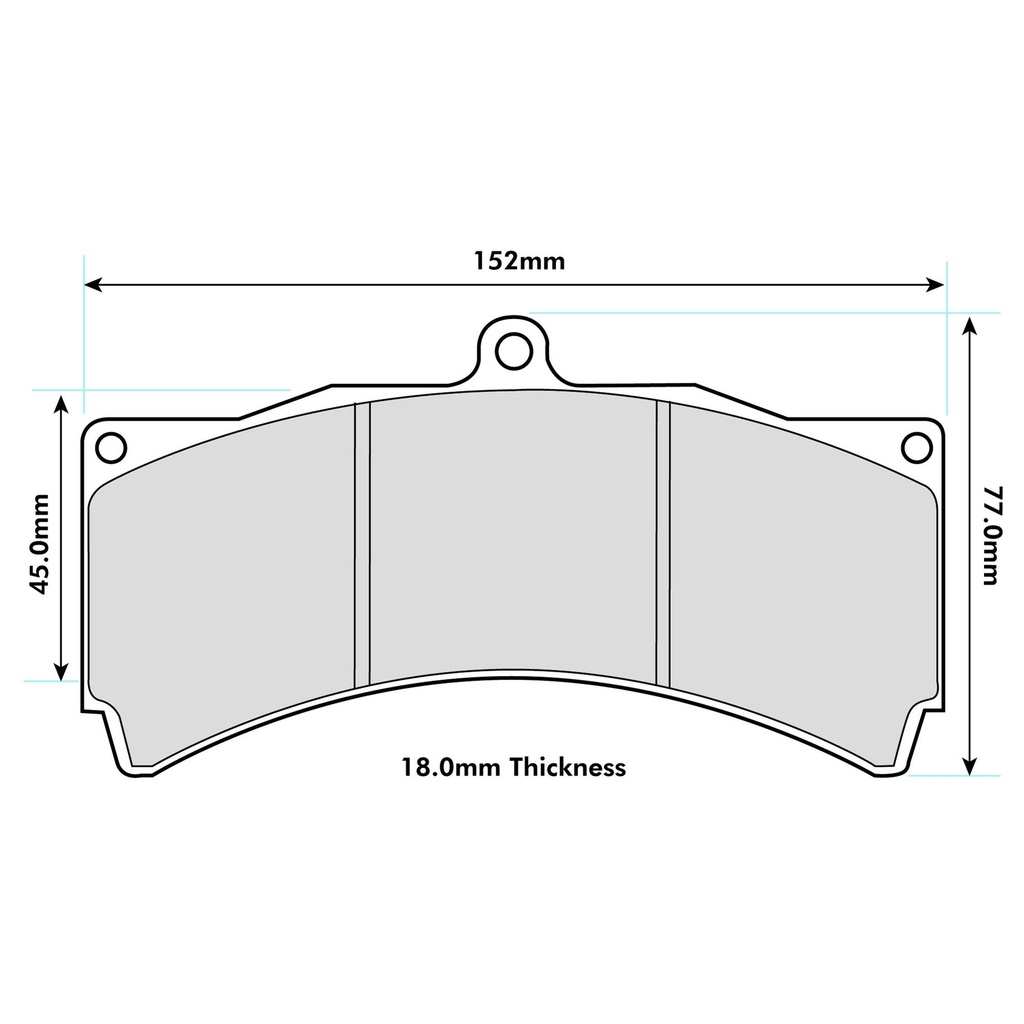 Ferodo DS2500 Brake Pads To Fit AP Racing CP5560 Calipers
