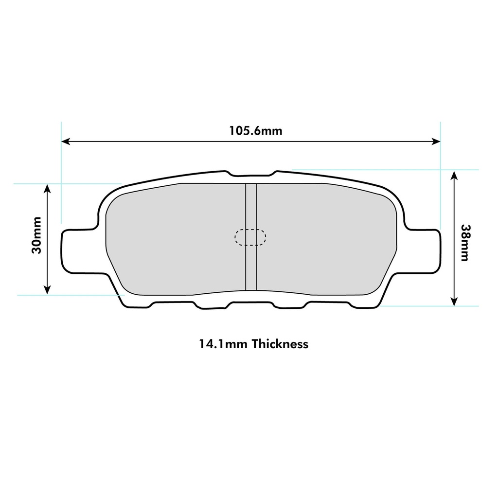 EBC Brakes RP-1 Brake Pads