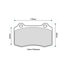 Pagid RSL1 Brake Pads