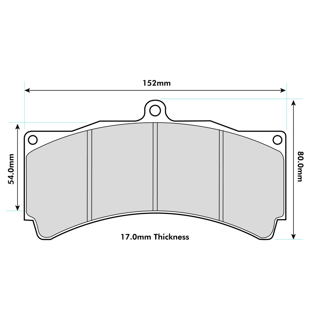Ferodo DS2500 Brake Pads To Fit AP Racing CP5070/CP5146/CP5576 Calipers