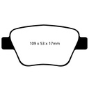 EBC Brakes Yellowstuff Performance Brake Pads
