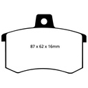 EBC Brakes Yellowstuff Performance Brake Pads