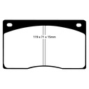 EBC Brakes Redstuff Performance Brake Pads