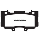 EBC Brakes Yellowstuff Performance Brake Pads