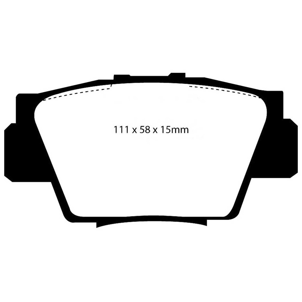 EBC Brakes Yellowstuff Performance Brake Pads