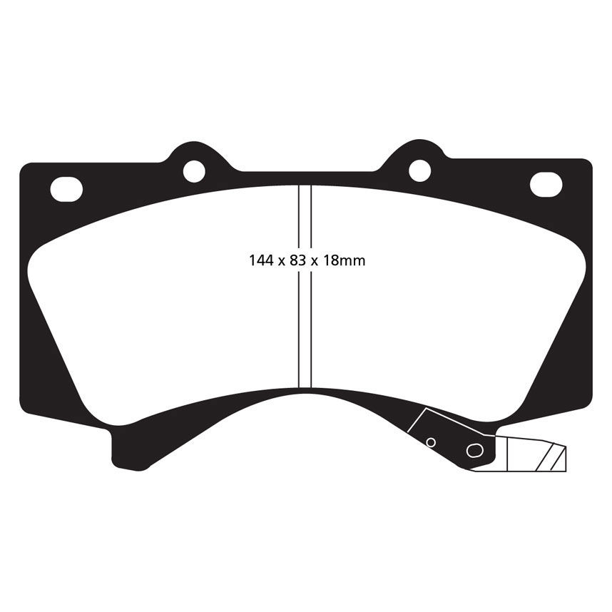 EBC Brakes Yellowstuff Performance Brake Pads