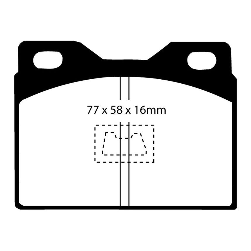 EBC Brakes Yellowstuff Performance Brake Pads
