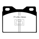 EBC Brakes Yellowstuff Performance Brake Pads