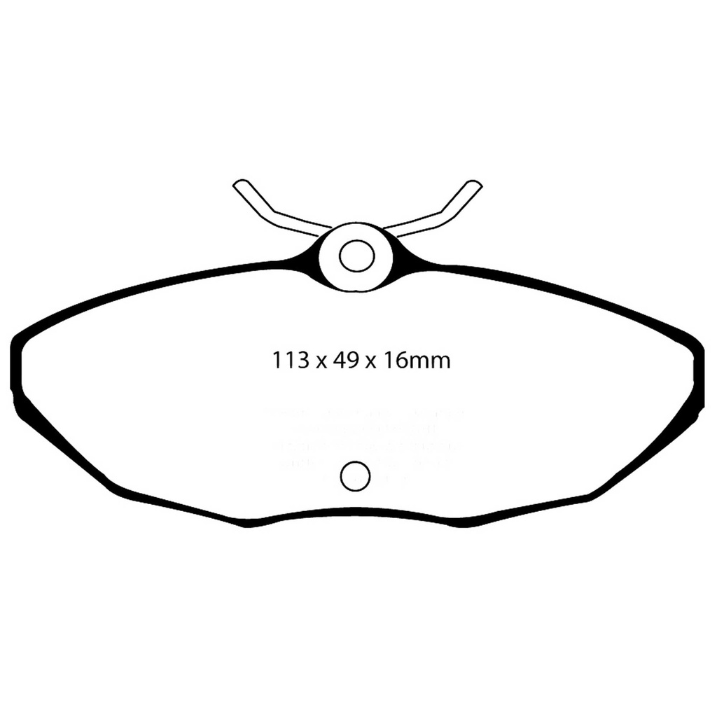 EBC Brakes Yellowstuff Performance Brake Pads