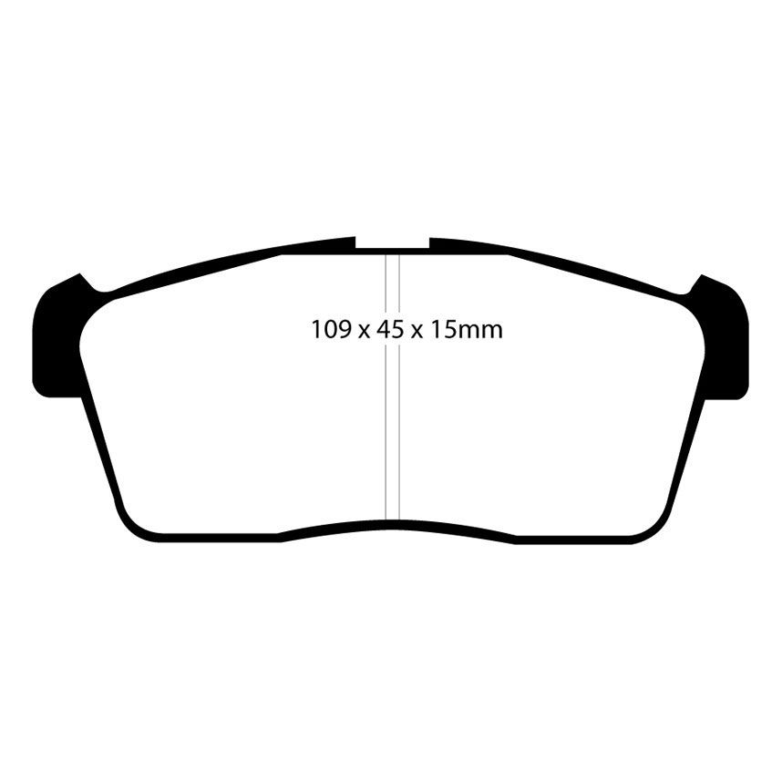 EBC Brakes Yellowstuff Performance Brake Pads