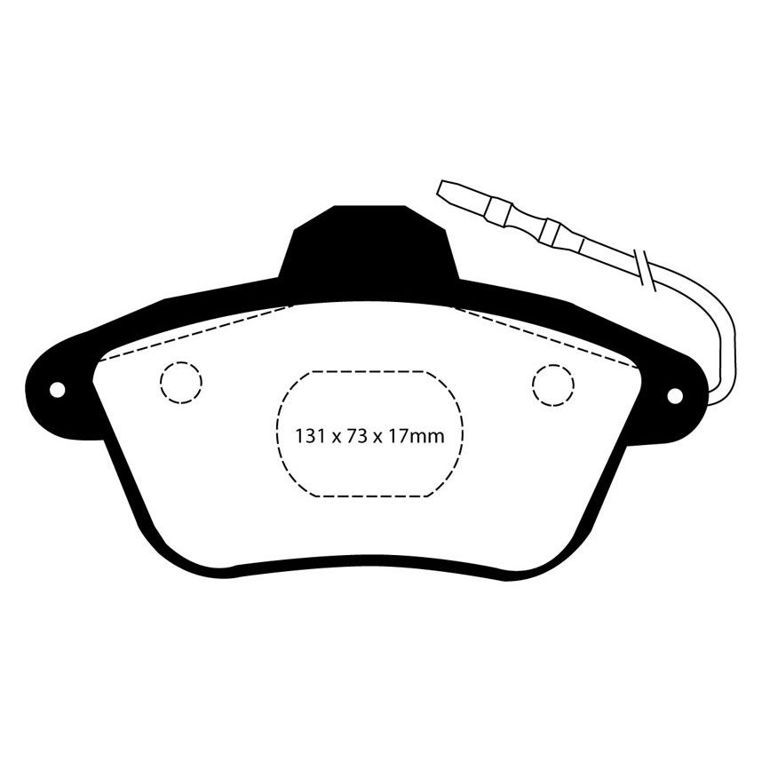 EBC Brakes Yellowstuff Performance Brake Pads