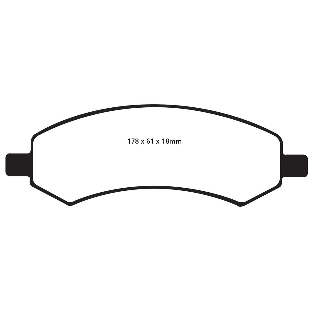 EBC Brakes Yellowstuff Performance Brake Pads