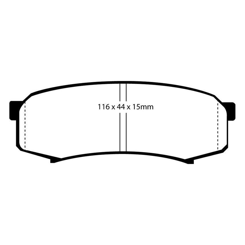 EBC Brakes Yellowstuff Performance Brake Pads