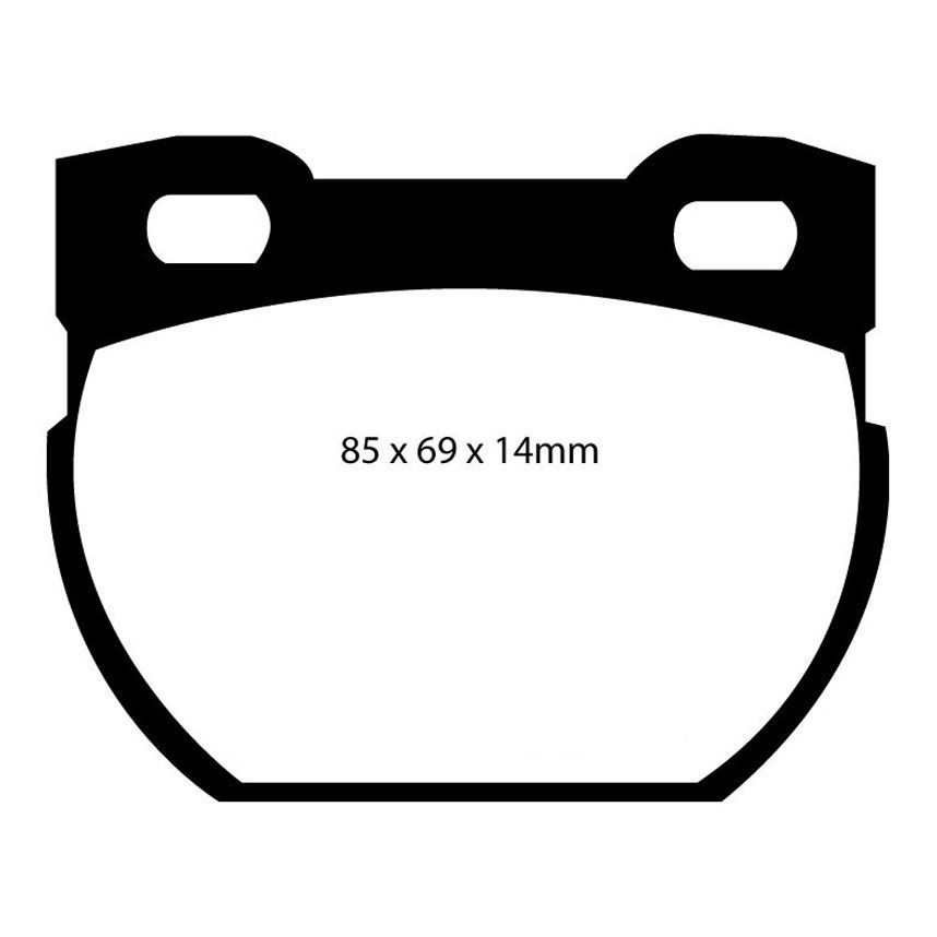 EBC Brakes Yellowstuff Performance Brake Pads