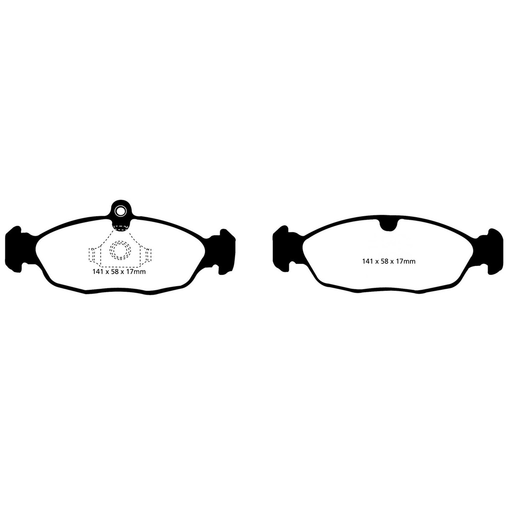 EBC Brakes Yellowstuff Performance Brake Pads
