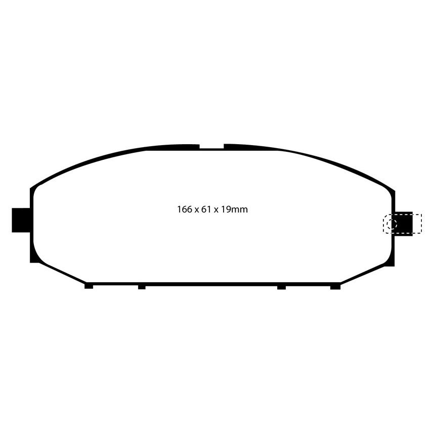 EBC Brakes Yellowstuff Performance Brake Pads