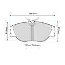 Pagid RST3 Brake Pads
