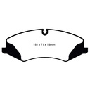 EBC Brakes Yellowstuff Performance Brake Pads