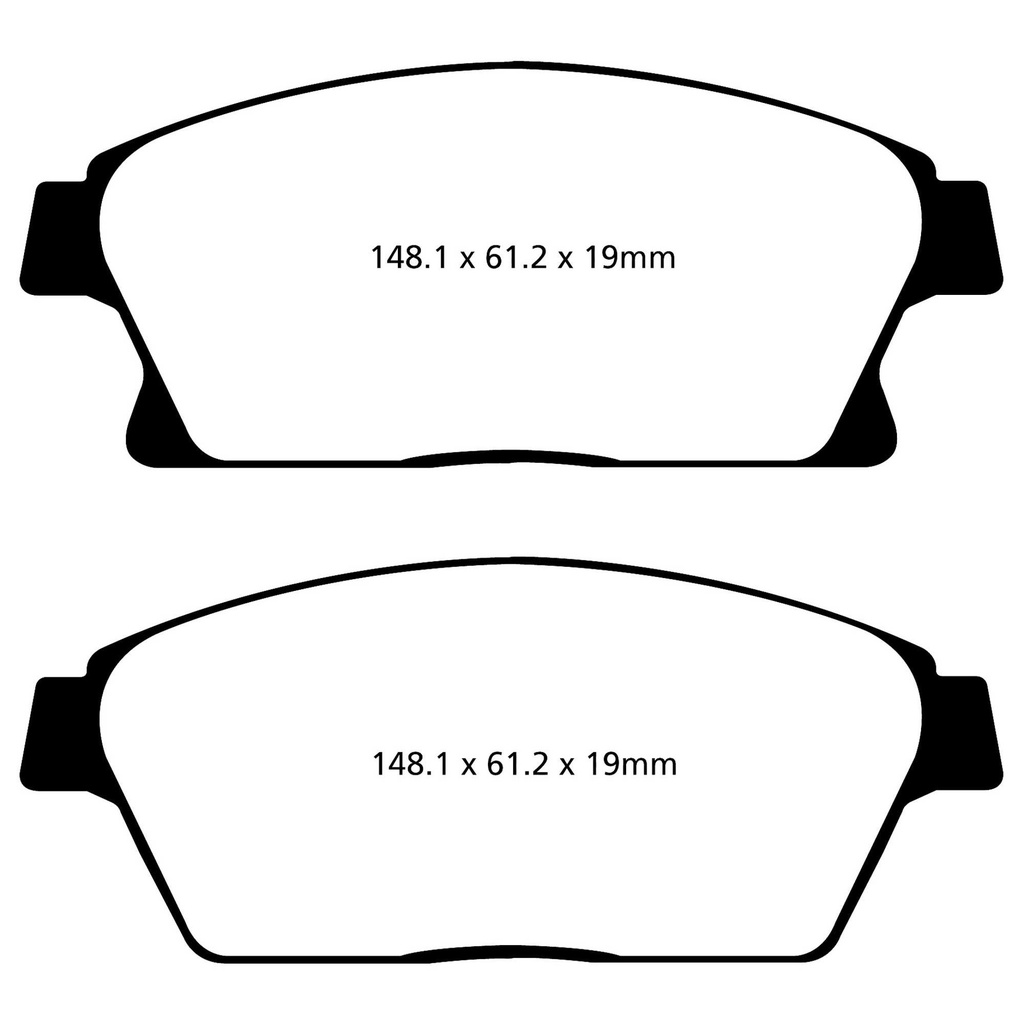 EBC Brakes Yellowstuff Performance Brake Pads