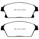 EBC Brakes Yellowstuff Performance Brake Pads