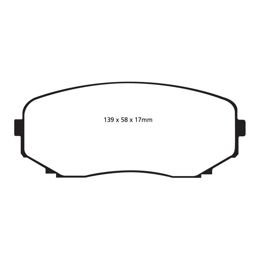 EBC Brakes Yellowstuff Performance Brake Pads