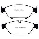 EBC Brakes Redstuff Performance Brake Pads