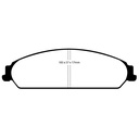 EBC Brakes Yellowstuff Performance Brake Pads