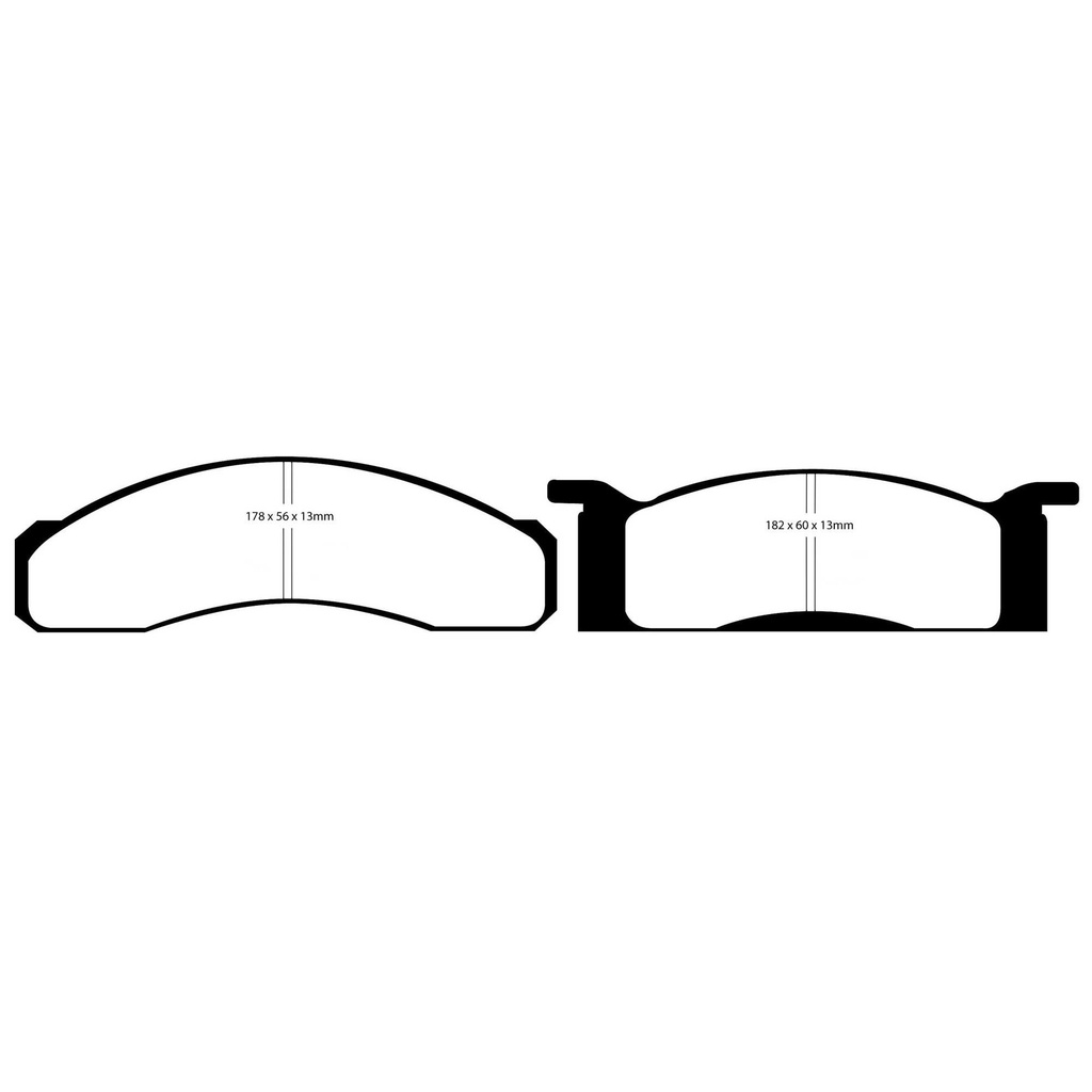 EBC Brakes Yellowstuff Performance Brake Pads