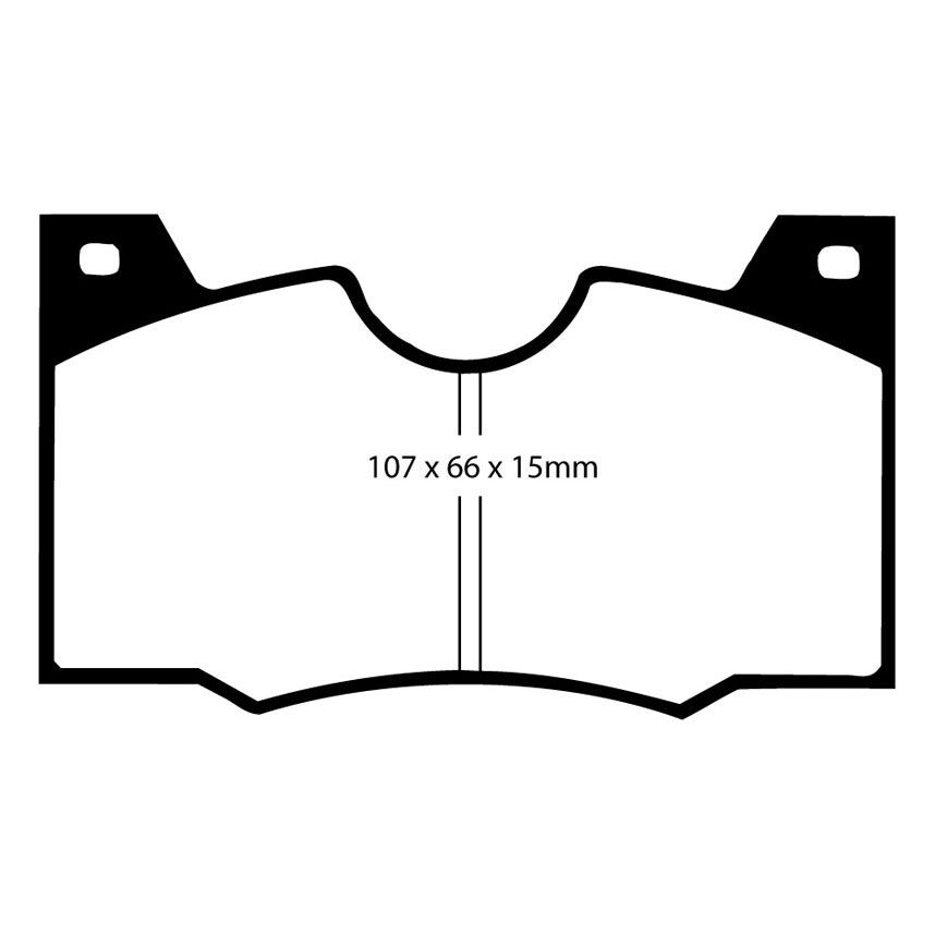 EBC Brakes Yellowstuff Performance Brake Pads