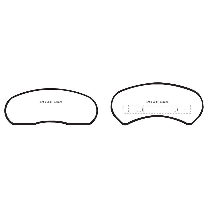 EBC Brakes Yellowstuff Performance Brake Pads
