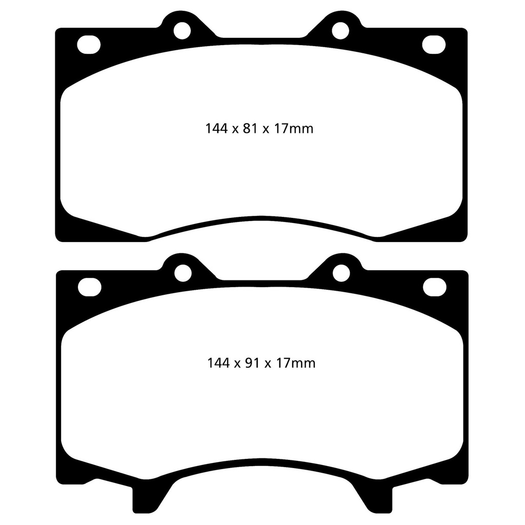 EBC Brakes Yellowstuff Performance Brake Pads