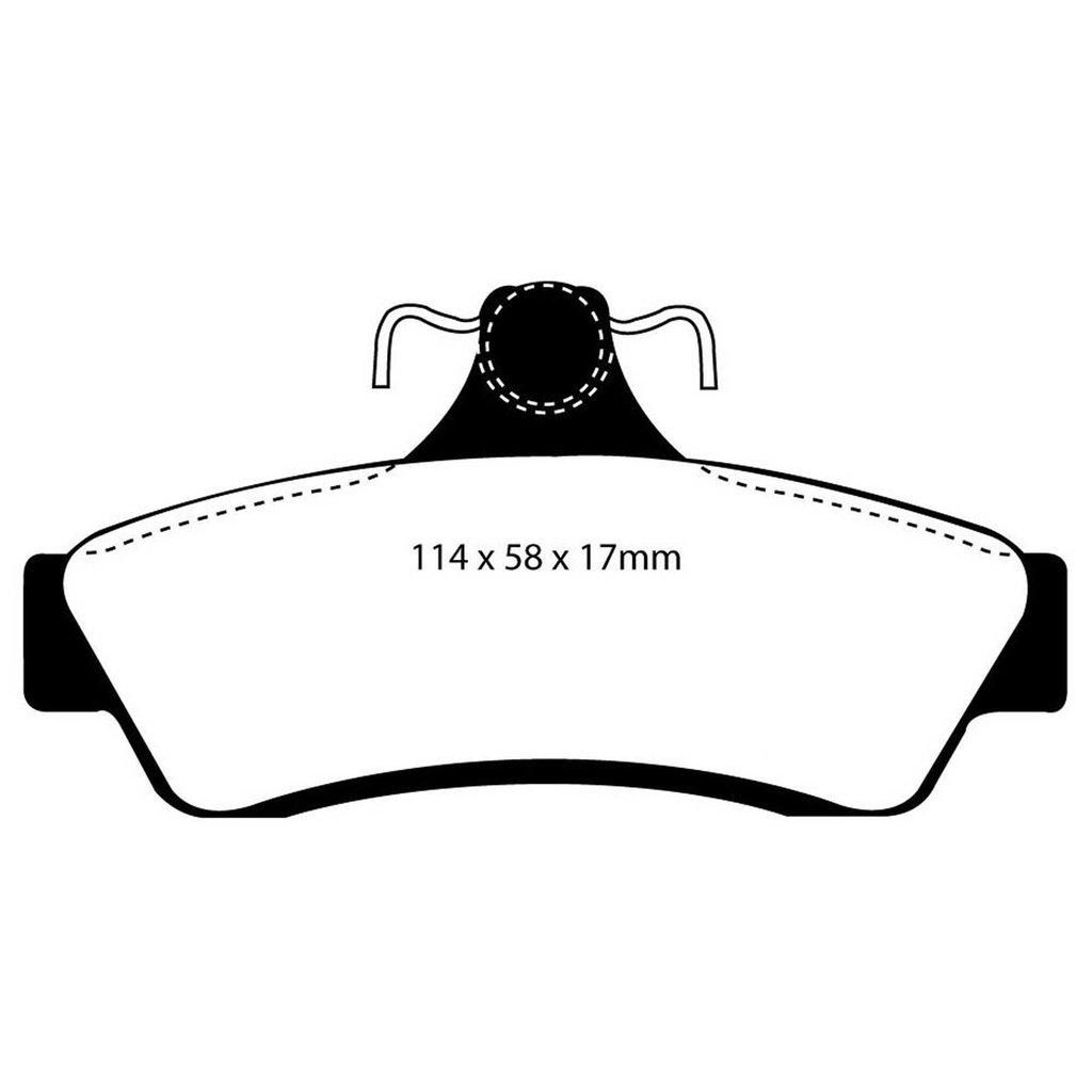 EBC Brakes Yellowstuff Performance Brake Pads