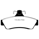 EBC Brakes Yellowstuff Performance Brake Pads