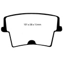 EBC Brakes Yellowstuff Performance Brake Pads