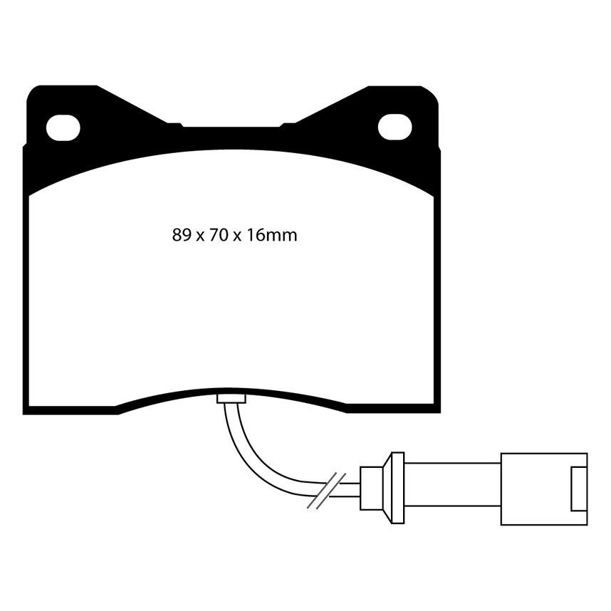 EBC Brakes Redstuff Performance Brake Pads