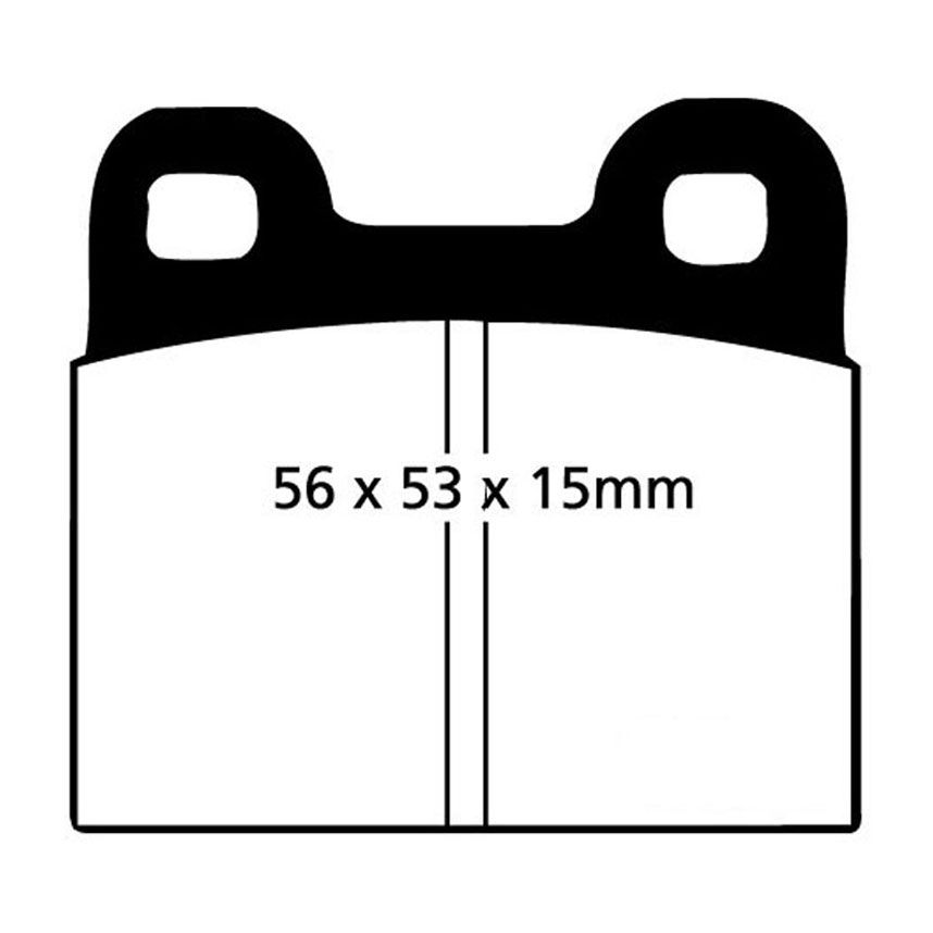 EBC Brakes Yellowstuff Performance Brake Pads