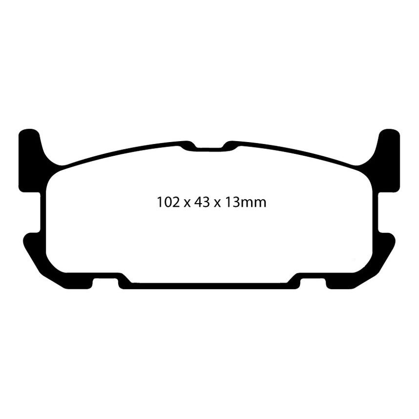 EBC Brakes Yellowstuff Performance Brake Pads
