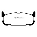 EBC Brakes Yellowstuff Performance Brake Pads