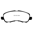 EBC Brakes Yellowstuff Performance Brake Pads