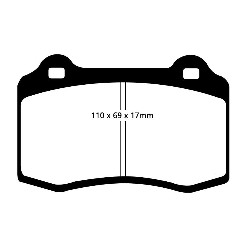 EBC Brakes Yellowstuff Performance Brake Pads
