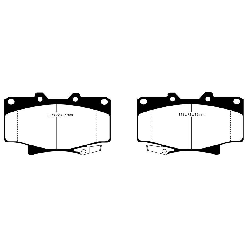 EBC Brakes Yellowstuff Performance Brake Pads