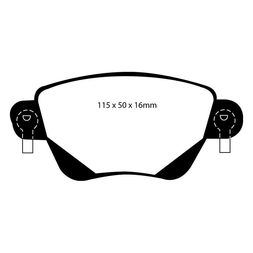 EBC Brakes Yellowstuff Performance Brake Pads