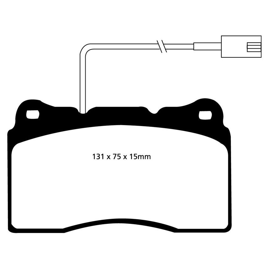 EBC Brakes Yellowstuff Performance Brake Pads
