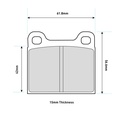 Pagid RSH42 Brake Pads