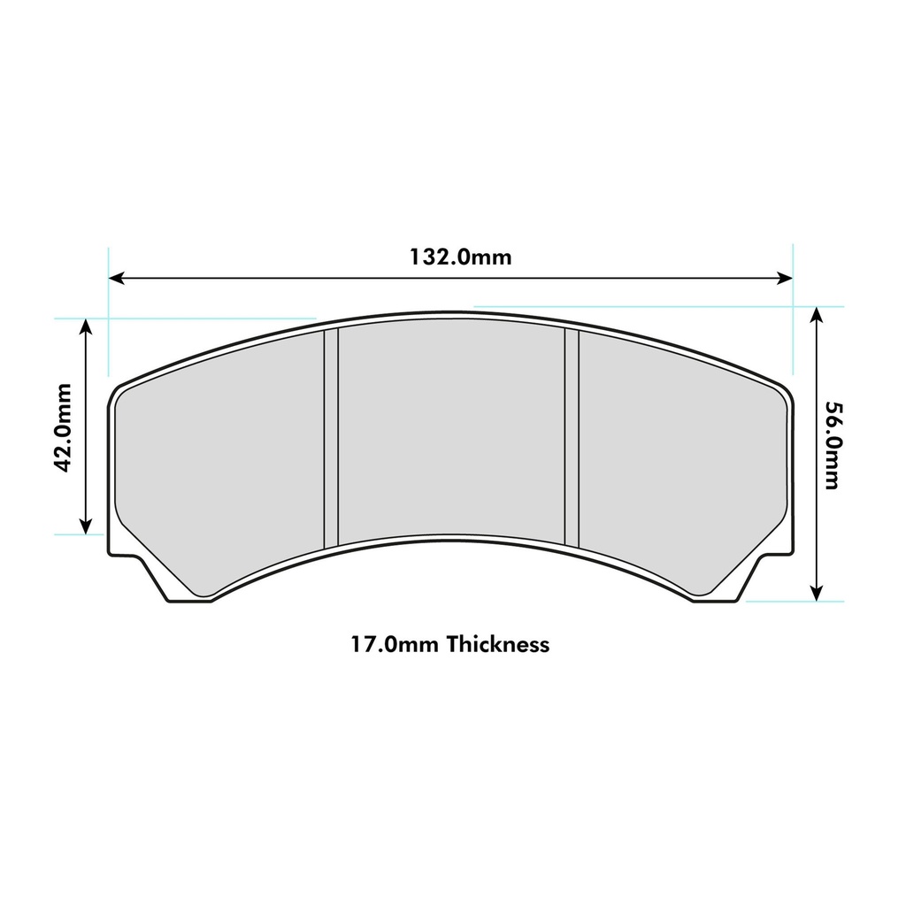 Pagid RST3 Brake Pads To Fit AP Racing CP5090 Calipers