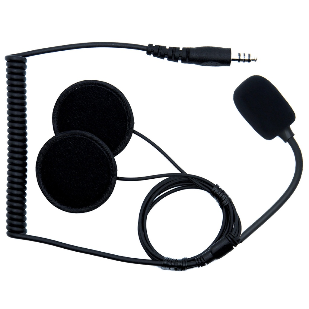 [2014301-2237004] ZeroNoise Open Face Helmet Intercom Headset (Male Nexus Connector)