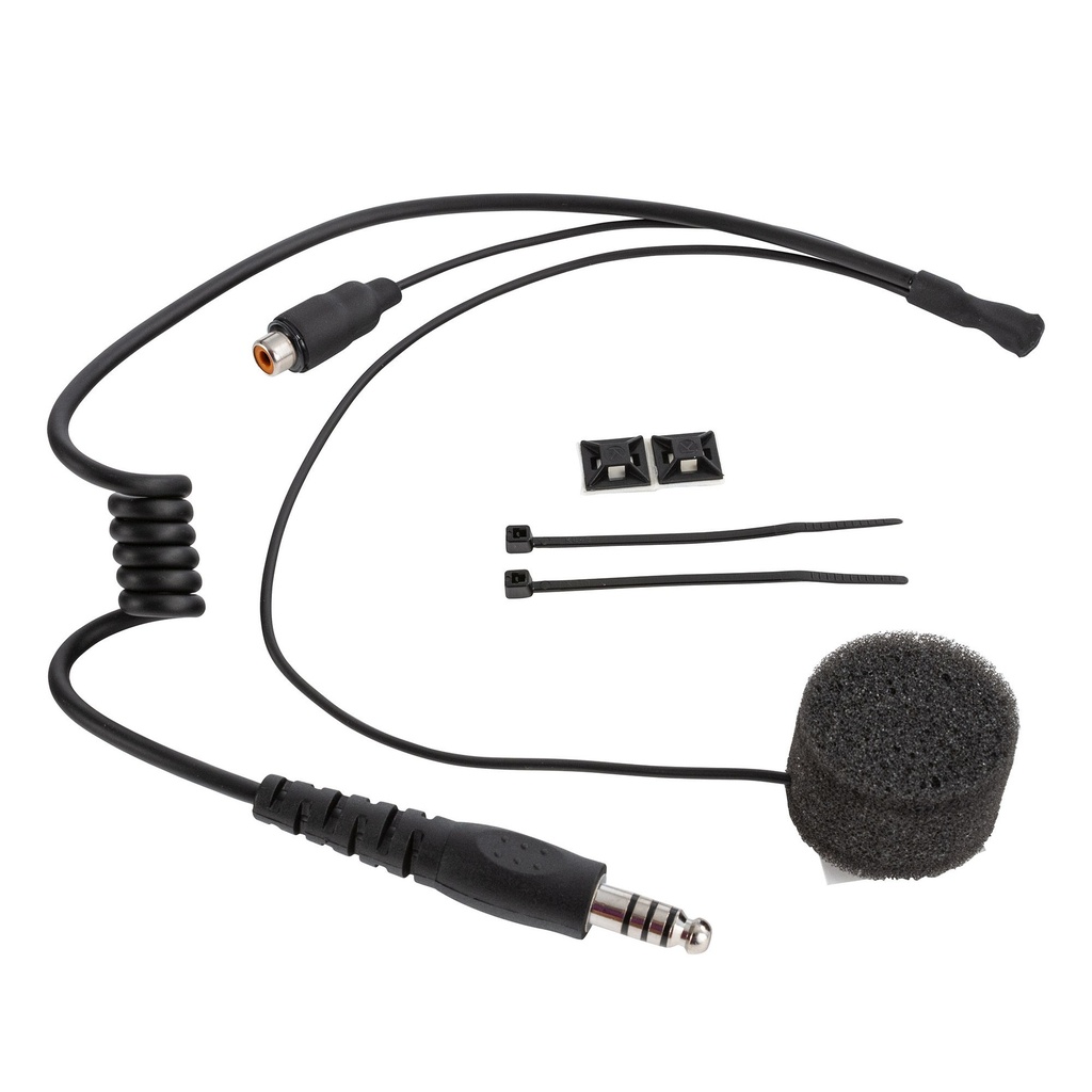[2014402-2244217] ZeroNoise Pit-Link Microphone Helmet Kit (RCA Earplug Connection, Male 4 Pin Nexus)