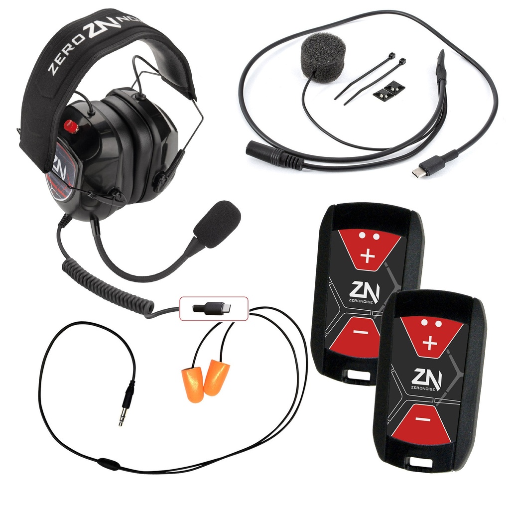 [2014305-2341180] ZeroNoise Pit-Link Kart Trainer/Communication System (With USB-C Pit Headset)
