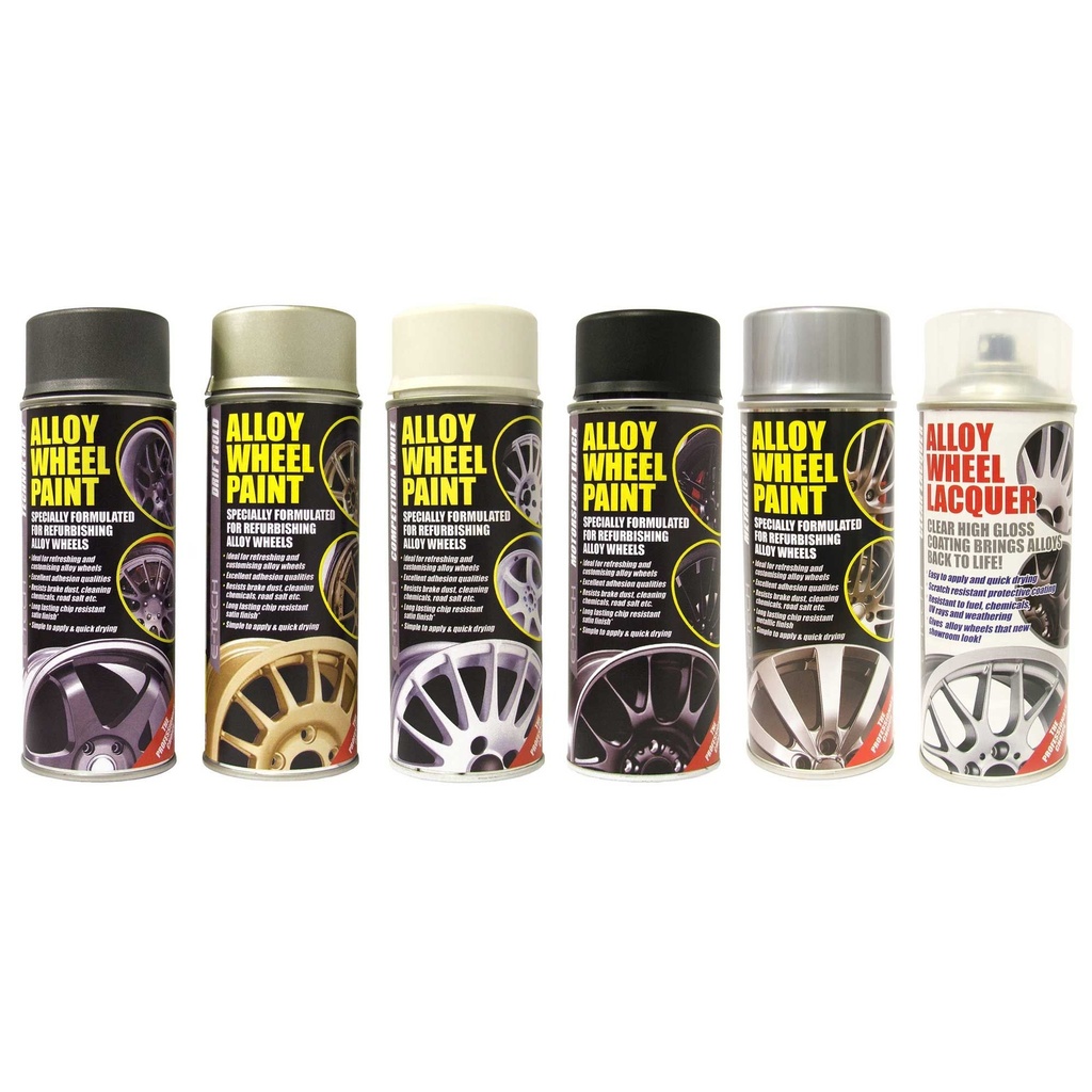 [240249-3614901] E-Tech Engineering Alloy Wheel Paint (Motorsport Black)
