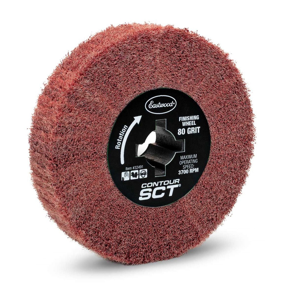 [7000526-3047790] Eastwood Finishing Wheel For Surface Conditioning Tool (80 Grit)